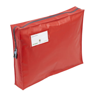 Mail Bag with Gusset ZG3 Red Button